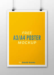 A3 A4 Poster Mockup Poster Mockup Poster Mockup Free Poster Mockup Psd