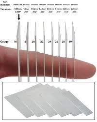 When working with sheet metal, the term gauge is often used. Visual Chart Of Plate Thickness In Guage And Millimeter Cleaning Jewelry Jewelry Making Jewelry Making Tutorials