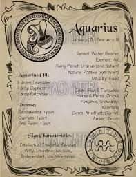Aquarius Zodiac Sign Book Of Shadow Printable Pdf Wicca Etsy In 2021 Zodiac Signs Aquarius Book Of Shadow Zodiac Book