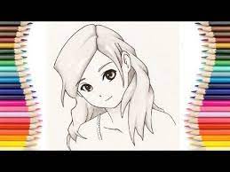رسم وجه فتاة رسم سهل كيفية رسم وجه فتاة بقلم الرصاص تعليم الرسم رسم بنات كيوت youtube female sketch art female