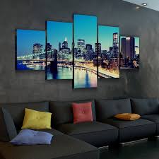 Maybe you would like to learn more about one of these? Nyc Skyline Brooklyn Bridge Ready To Hang Mounted Canvas Art Surpassed Stretched Home Decor Posters Prints Home Garden Worldenergy Ae