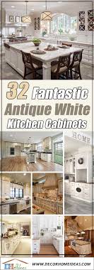 White or cream cabinets provide a classic look that stands the test of time. 32 Best Antique White Kitchen Cabinets For 2021 Decor Home Ideas