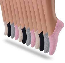 Laisor Cotton No Show Sock Women S Invisible Non Slip Flat Boat Liner Socks Pack Of 3 12 No Show Liner Socks Socks Sock Packs Liner Socks No Show Socks