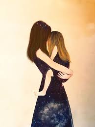 Mother And Daughter Their Own World Mother Daughter Art Art Artwork Gifts