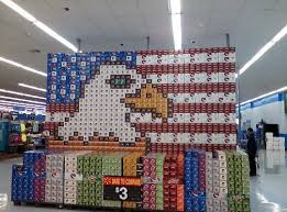 Eagle And Flag Supermarket Display Beer Display Pop Display