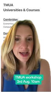 TMUA Workshop for Economics, Computer Science & Maths at Top Universities