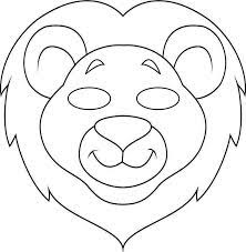 Today, we suggest animal face coloring pages for you, this content is similar with animal with human face drawings. Jungle Masks Animal Mask Templates Animal Face Mask Animal Templates