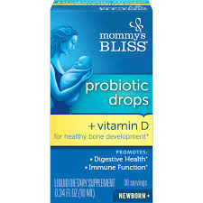 Mommys Bliss Probiotic Drops Vitamin D 10 Ml Baby Medications Meijer Grocery Pharmacy Home More