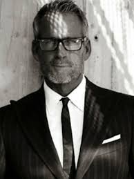 Mark Ray, Model and Handsome Gray Haired Man.