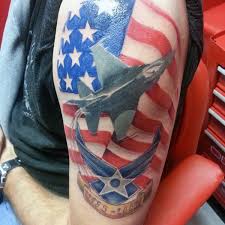 Images of american flag tattoos Top 63 Air Force Tattoo Ideas 2021 Inspiration Guide