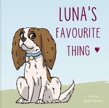 Surprised olivia with personalized dog books of chochi, oliver, basher and louis! Personalised Books Starring Your Dog Mon Petit Chien