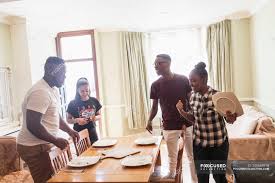 Setting a dining room table may seem like a daunting task but when you take a logical approach it will all make sense. Teenage Siblings Setting Dining Room Table Brother Casual Clothing Stock Photo 250668918