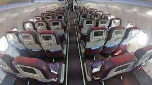 The seats look dated, leather/leather look. Review Malaysia Airlines 737 Regional Business And Economy Class Gotravelyourway The Airline Blog