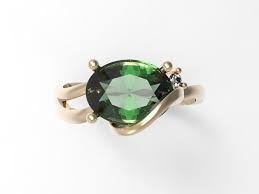 Ring Gentle Hint Stl Download 3d Model Stone Ring Design 3d Jewelry Print Models