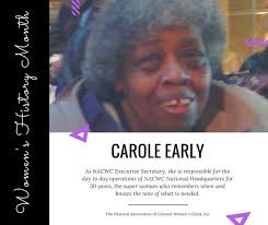 Yesterday was a Blessing it was round 2 of our Black History Event to learn  about our NACWC History! We had a huge surprise! The National President  Mrs. Denise Williams and our