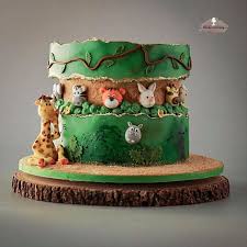 Jungle Safari Animals Fault Line Cake 15 Fault Line Cakes That Wow Click Over To Rose Bakes To See Several Designs Animal Cakes Cupcake Cakes Savoury Cake