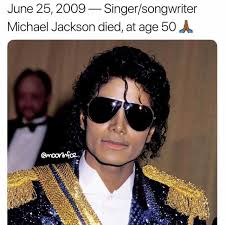 Don't forget to share your favorite michael jackson meme on social media! Dopl3r Com Memes June 25 2009singer Songwriter Michael Jackson Died At Age 50 Moonnfoz