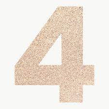 Glitter Number 4 Typography Transparent Png Free Image By Rawpixel Com Ningzk V Image Glitter Typography Glitter