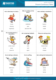 Present Continuous English Teaching Activities English Conversation For Kids Grammar Activities Worksheets