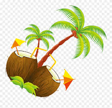 Coconut tree cartoon picture — stock vector image. Coconut Tree Illustration Cartoon Coconut Trees Clipart 5402365 Pinclipart