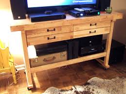 My Home 1 Wooden Work Bench Entertainment Center Wooden Work Bench Entertainment Center Workbench