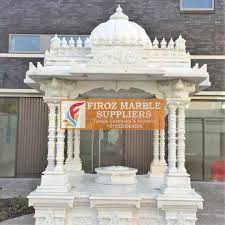 Marble Temple Marble Temple Design Outdoor Marble Temple Designs In 2020 Home Temple Temple Design For Home Pooja Room Design