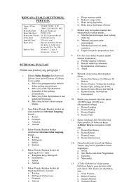 Daftar yang berisi nama pengarang buku lengkap dengan tahun, judul, kota dan nama pengetiknya. Soal Bahan Rujukan