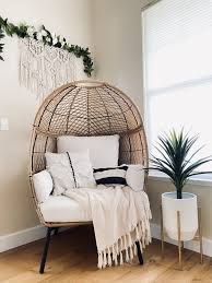 Better Homes And Gardens Ventura Boho Stationary Wicker Egg Chair Walmart Com In 2021 Redecorate Bedroom Room Ideas Bedroom Room Inspiration Bedroom