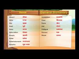 General Dictionary Learn Hindi Through English For Kids Spoken Hindi Basic For Kids Youtube Learn Hindi Word Sentences Hindi Words