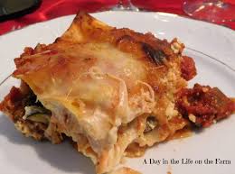 The best turkey lasagna from ina garten. A Day In The Life On The Farm Roasted Vegetable Lasagna Sundaysupper