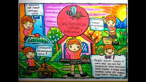 Gambar mewarnai gotong royong sukagambarku. Contoh Gambar Poster Gotong Royong Pigura