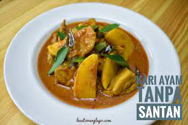 Nak buat kari ayam tanpa santan, tapi kuah pekat ni mudah je. Kari Ayam Tanpa Santan Resepi Mertua Buat Orang Lapo