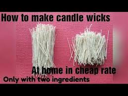 How To Make Candle Wicks At Home In Cheap Rates Candle Wicks Making In 3 Mins With Thread Youtube Diy Candles Scented Diy Candle Wick Candles Crafts