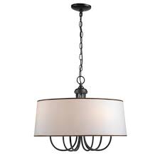 World Imports Lighting Brisbane 6 Light Drum Foyer Pendant Transitional Pendant Lighting Drum Shade Chandelier Hanging Ceiling Lights