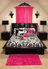 Pink master bedroom accented black bed framed custom paneled headboard gray panels fitted built lights fresh room. Top 10 Hottest Pink Room Design Ideas Topteny Com