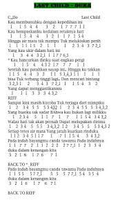 F g hingga air mata tak mampu em am tuk melukiskan perih f yang kau ukir dalam g g7 g. Not Angka Lagu Last Child Duka Dunia Lirik Not Lagu