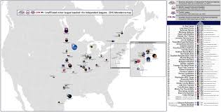 Baseball Independent Leagues Billsportsmaps Com