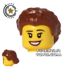 Lego Hair Short Braid Reddish Brown Minifigure Female Hair Minifigure Parts Short Braids Short Hair Styles Womens Hairstyles