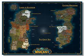 How to create a gallery wall. Custom Canvas Wall Art Warcraft Wall Stickers World Of Warcraft Map Poster Wow Game World Map Wallpaper Living Room Decor 0429 Buy At The Price Of 5 99 In Aliexpress Com Imall Com