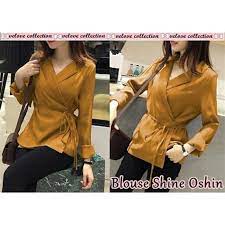 Baju atasan wanita dengan model yang elegant dan cantik. Model Baju Atasan Kerah V Baju Atasan Wanita Blouse Lengan Pendek Model Kerah V Jual Baju Batik Kerah Shanghai Koko Warna Merah Menawan Komsia Ka