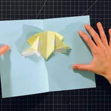 Fun fold cards provide an incredible opportunity to send a wow in the mail. How To Make A V Fold On A V Fold Pop Up Card Howcast