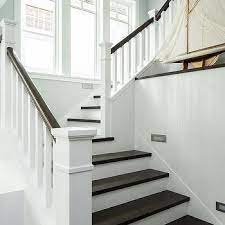 Maybe you would like to learn more about one of these? White Spindles With Dark Brown Banister Design Ideas