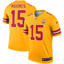 Shop for chiefs jersey online at target. Men S Nike Patrick Mahomes Gold Kansas City Chiefs Inverted Legend Jersey