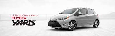 The 2019 toyota yaris gets a refreshed sedan variant, which is now available in three trims including a more luxurious xle grade. Toyota Yaris Scheduled Maintenance South Dade Toyota Of Homestead