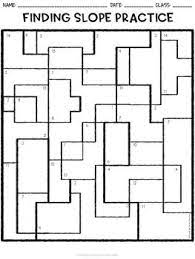 Is there a way to group these by color/line type for negative slopes vs. Finding Slope Coloring Activity By Hayley Cain Activity After Math