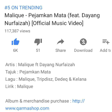 Maybe you would like to learn more about one of these? Lirik Lagu Pejamkan Mata Malique Malique Pejamkan Mata Ft Dayang Nurfaizah Lirik Video Youtube Malique Sebermula Maka Dipaksa Diam Dengar Patuh Dan Terpaku Tunduk Selesakan Di Bawah Sujudnya Rujuk Telunjuk