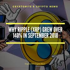 Current live xrp price information and interactive charts are. Why Ripple Xrp Grew Over 140 In September 2018 Hacker Noon