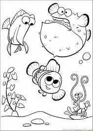 Print a variety of coloring pages drawings you can paint. Happy In Tank Coloring Page For Kids Free Finding Nemo Printable Coloring Pages Online For Kids Coloringpages101 Com Coloring Pages For Kids