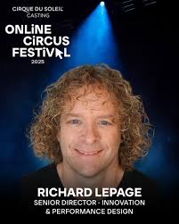 Meet the judges for the Cirque du Soleil Casting Online Circus Festival ✨  🌟 Michel Laprise: Author, show director and creative guide. He was the  Artistic Director for the Super Bowl XLVI