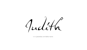 Cool names for girls come in all shapes, sizes, and styles. Judith Name Tattoo Designs